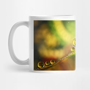 Abstract Colorful background of sliding circles Mug